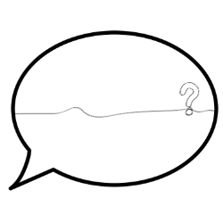 Spraakwolk met een vraagteken. Geen informatie over autistische betrokkenheid bekend.